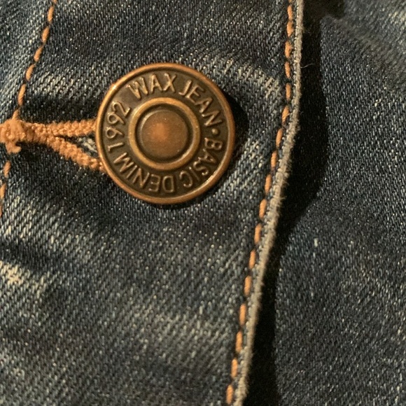 Gently Loved Wax Jeans Denim Jacket - Picture 6 of 6